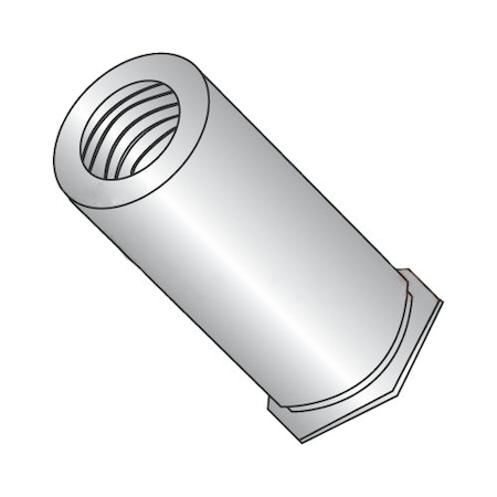 Newport Fasteners Round Standoffs, #8-32 Thrd Sz, 5/16 in Bd L, 18-8 Stainless Steel Plain, 1000 PK 699182